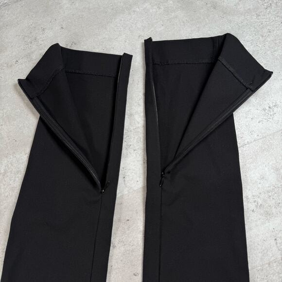 Rag & Bone Rebecca zip cuff slim leg pants in black stretch cotton blend size 0 - Picture 5 of 9